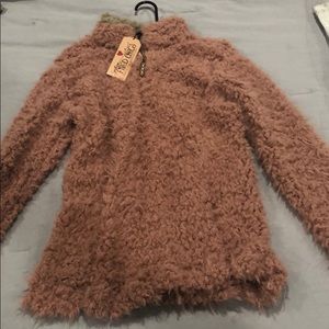 Blush Sherpa sweater